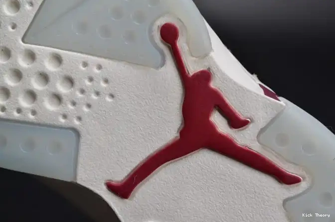 Kick Theory Maroon white Jordan 6 Retro 384664-116 Air 0624